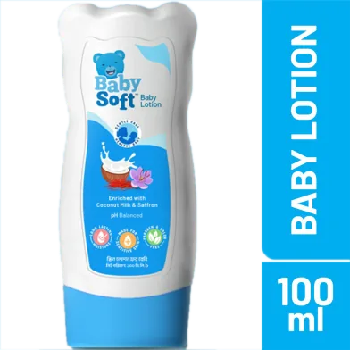 Baby Soft Baby Lotion 100 ml - AN8Q - Rokomari product